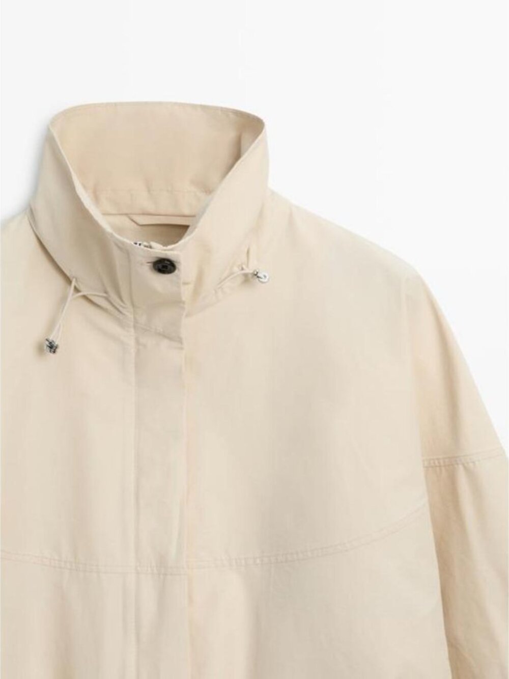 MASSIMO DUTTI HIGH NECK BOMBER PUFF JACKET - Picture 6 of 9